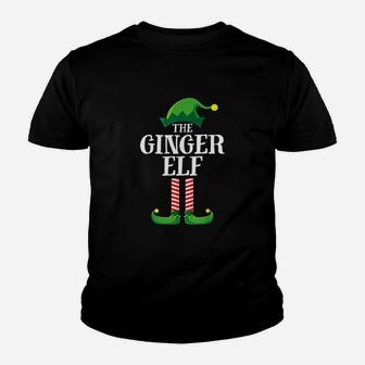 Ginger Elf Matching Family Group Christmas Party Kid T-Shirt - Seseable