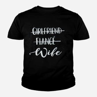 Girlfriend Fiance Wife, best friend gifts, unique friend gifts, gift for friend Kid T-Shirt - Seseable