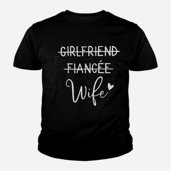Girlfriend Fiancee Wife, best friend gifts, unique friend gifts, gifts for best friend Kid T-Shirt - Seseable