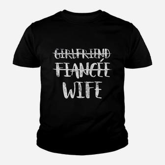 Girlfriend Fiancee Wife Married Woman Wedding Gift Kid T-Shirt - Seseable