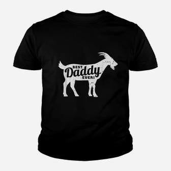 Goat Daddy Dad Farm Lover Fathers Day Gift Kid T-Shirt - Seseable