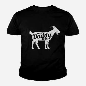 Goat Daddy Dad Farm Lover Kid T-Shirt - Seseable