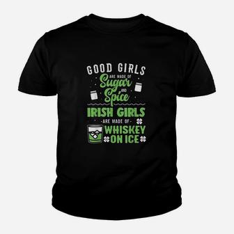 Good Girls And Irish Girls St Patricks Day Kid T-Shirt - Seseable
