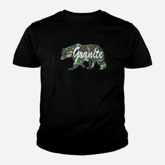 Granite Bearfunny Camping Summer Fathers Day Kid T-Shirt - Seseable