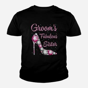 Grooms Fabulous Sister Happy Wedding Marry Kid T-Shirt - Seseable