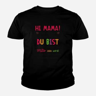 Hallo Mama Papa-Mütze Mir Er Gahlt Wie Maut- Kinder T-Shirt - Seseable