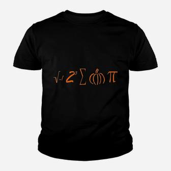 Halloween Math Teacher Pumpkin Pie Pi Symbol Funny Kid T-Shirt | Seseable UK