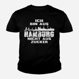 Hamburg Stolz Herren Kinder Tshirt - Nicht aus Zucker Spruch - Seseable