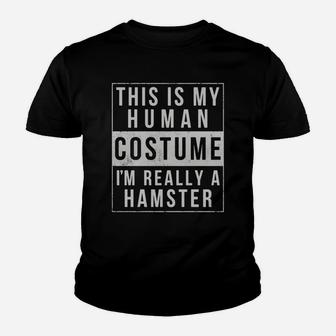 Hamster Halloween Costume Funny Easy For Kids Adults Kid T-Shirt - Seseable