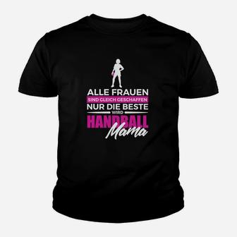 Handball Mama Kinder Tshirt für Stolze Mütter, Beste Unterstützerin - Seseable