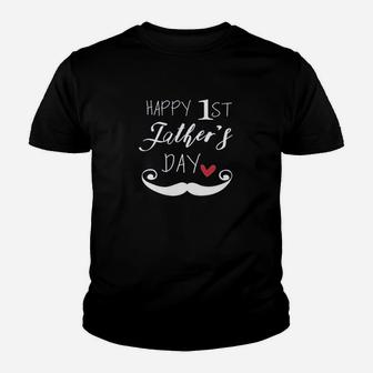 Happy 1st Father s Day Baby, dad birthday gifts Kid T-Shirt - Seseable