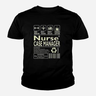 Hardworking Multitasking Nurse Case Manager Kid T-Shirt - Seseable