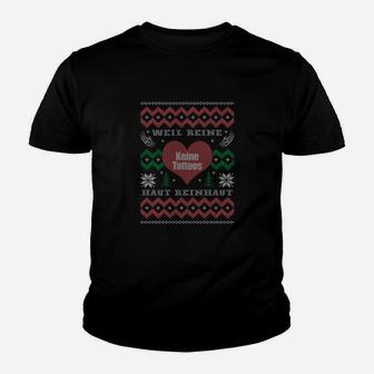 Hässliche Christmas Tattoofrei Edition Kinder T-Shirt - Seseable
