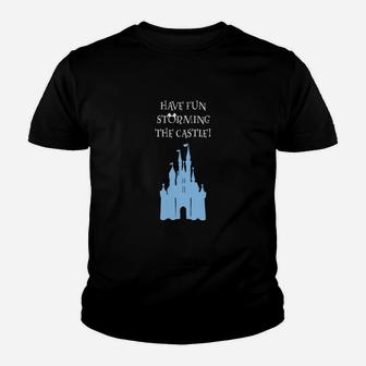 Have Fun Storming The Castle Kid T-Shirt - Seseable
