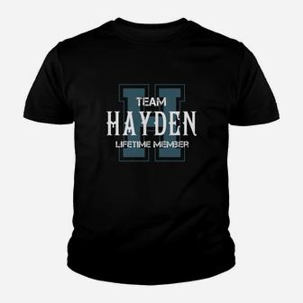 Hayden Shirts - Team Hayden Lifetime Member Name Shirts Kid T-Shirt