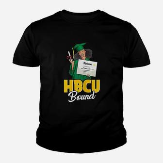 Hbcu Bound Graduation College Gift For Girls Future Graduate Kid T-Shirt - Seseable