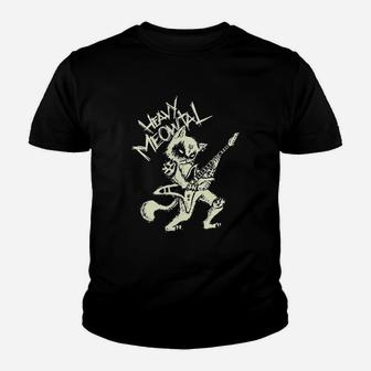 Heavy Meowtal Guitar, cats lover, gifts for cats, gifts for cat owners Kid T-Shirt - Seseable