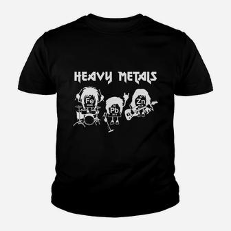 Heavy Metals Chemist Elements Periodic Table Funny Humor Pun Kid T-Shirt - Seseable