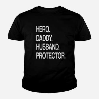 Hero Daddy Husband Protector, best christmas gifts for dad Kid T-Shirt - Seseable