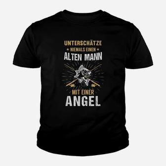 Herren Angler Fischer Angel Papa Geburts Kinder T-Shirt - Seseable