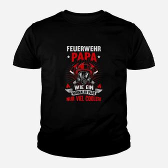Herren Feuerwehr Papa Geschenk Lustiges Geburtstag Vater Kinder T-Shirt - Seseable