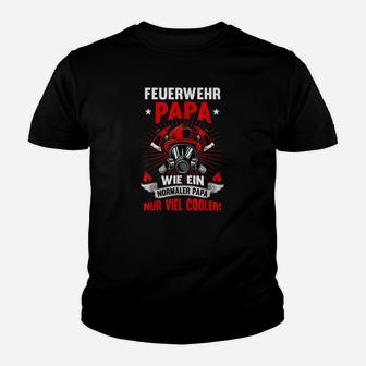 Herren Feuerwehr Papa Geschenk Lustiges Geburtstag Vater Kinder T-Shirt - Seseable