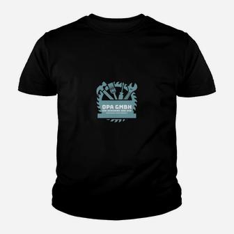 Herren Grafik Kinder Tshirt Schwarz mit Abstraktem Design, Modernes Print-Kinder Tshirt - Seseable