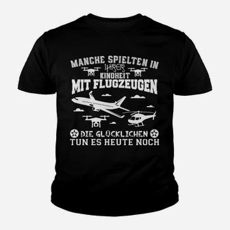 Herren Kinder Tshirt mit Flugzeugmotiv, Ideal für Piloten & Flugzeugenthusiasten - Seseable