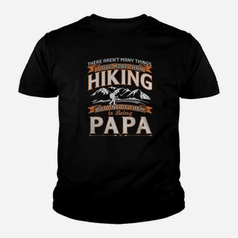 Hiking Papa, best christmas gifts for dad Kid T-Shirt - Seseable