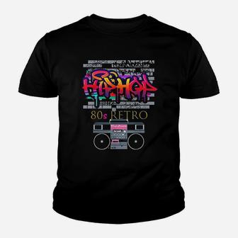 Hip Hop 80s Costume Party Outfit Gift Idea Youth T-shirt - Seseable