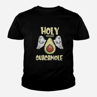 Holy Guacamole Avocado Lover Vegan Plant Diet Kid T-Shirt - Seseable