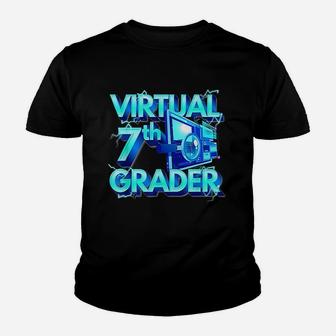 Homeschool 7th Grade Virtual 7th Grader Back To School Kid T-Shirt - Seseable