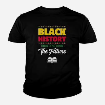 Honoring Past Inspiring Future African Black History Month Kid T-Shirt - Seseable