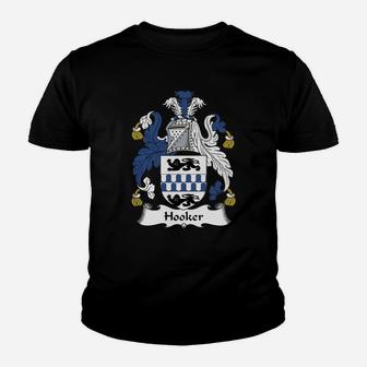 Hooker Family Crest British Family Crests Kid T-Shirt - Seseable