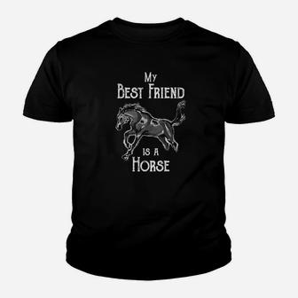Horse Best Friend Great Horse Lover Gif, best friend gifts Kid T-Shirt - Seseable