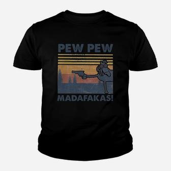 Horse Pew Pew Madafakas Vintage Kid T-Shirt - Seseable