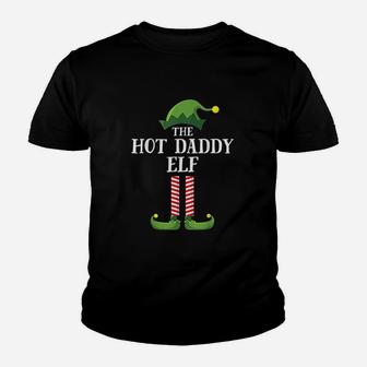 Hot Daddy Elf, dad birthday gifts Kid T-Shirt - Seseable