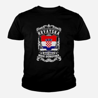 Hrvatska Kroatien Kroatien Kinder T-Shirt - Seseable