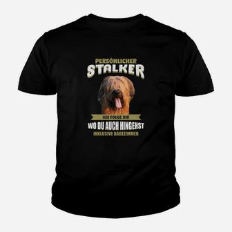 Humorvolles Hunde-Kinder Tshirt Persönlicher Stalker, Lustiges Hundebesitzer Tee - Seseable