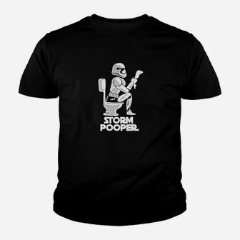 Humorvolles Storm Pooper Kinder Tshirt, Parodie-Design für Star Wars Fans - Seseable