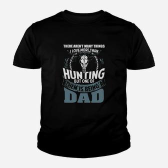 Hunting Dad T Shirt Funny Fathers Day Gift Kid T-Shirt - Seseable