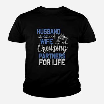 Husband And Wife Cruising Partners For Life Kid T-Shirt - Seseable