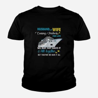 Husband And Wife Cruising Partners For Life Youth T-shirt - Seseable