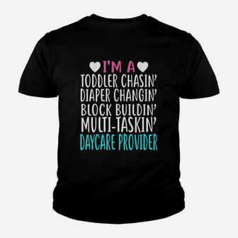 I Am A Daycare Provider Cute Daycare Provider Gift Kid T-Shirt - Seseable