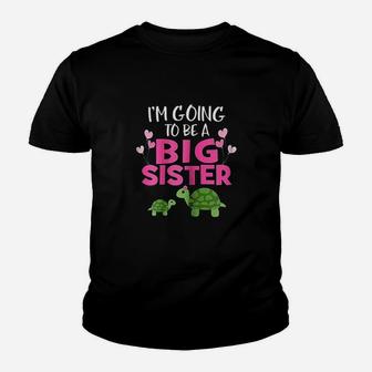 I Am Going To Be A Big Sister Girls Kid T-Shirt - Seseable