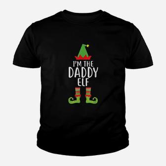 I Am The Daddy Dad Elf, dad birthday gifts Kid T-Shirt - Seseable