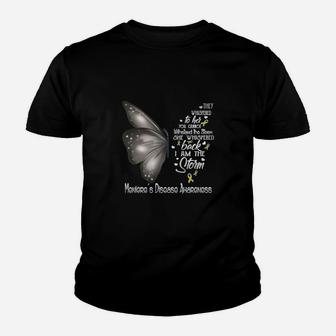 I Am The Storm Menieres Disease Awareness Butterfly Kid T-Shirt - Seseable