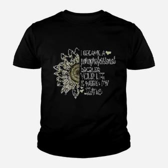 I Became A Paraprofessional Because Your Life Worth My Time Kid T-Shirt - Seseable