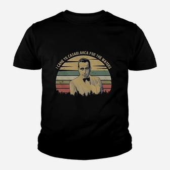 I Came To Casablanca For The Waters Vintage Kid T-Shirt - Seseable