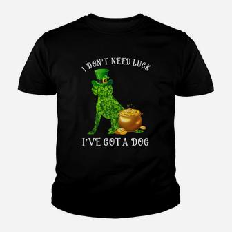 I Do Not Need Luck I Have Got A Beagle Shamrock St Patricks Day Dog Lovers Kid T-Shirt - Seseable